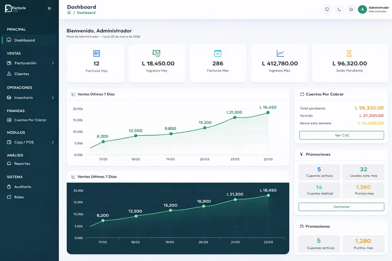 Factorix Dashboard